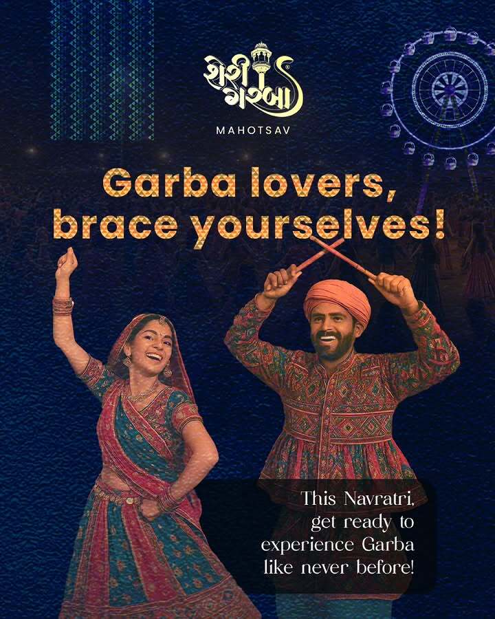 Premium Friends and Family Garba Nights Ahmedabad 2025 - Sheri Garba